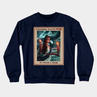 Columbia Wants You To Wear a Mask Crewneck Sweatshirt